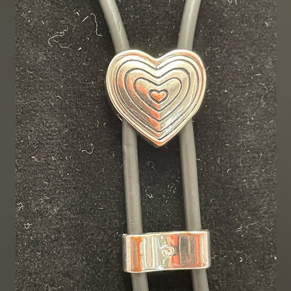 SpexSlide Sport Heart in Black 36" -glasses holder or bolo - Picture 1 of 6